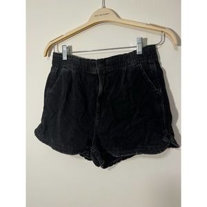Black American Eagle Stretch Waist Shorts